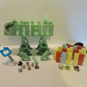 Angry Birds Star Wars Jenga games AT AT Attack and Jedi Battle lot of 2